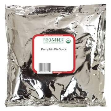 Frontier Organic Pumpkin Pie Spice - 16oz Blend of Nutmeg, Cloves, Ginger & Cinnamon
