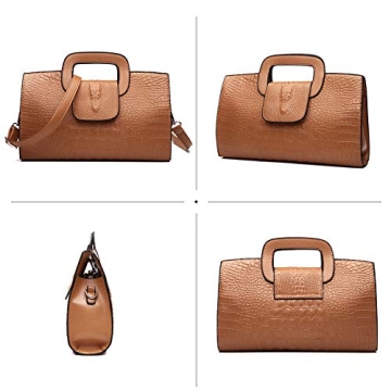 Stylish ZLMBAGUS Vintage Flap Tote for Women