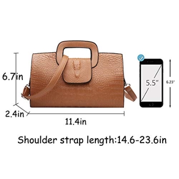 Stylish ZLMBAGUS Vintage Flap Tote for Women