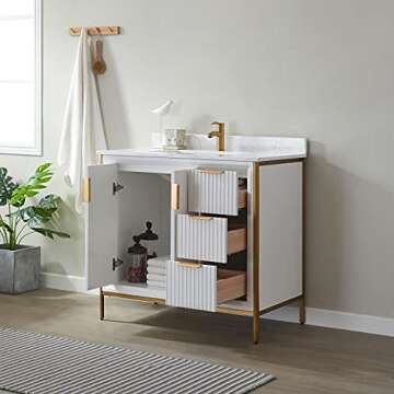 Vinnova Granada Elegant Bathroom Vanity 36 Inches