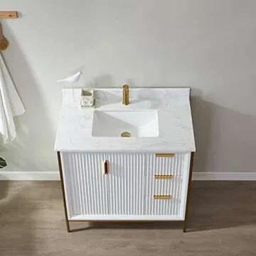 Vinnova Granada Elegant Bathroom Vanity 36 Inches