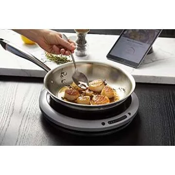 Hestan - SmartChef Cookware Sets - Stainless Steel Small &Medium Sauce Pan, Frying Pan & Portable Electric Induction Burner (The Complete Set)