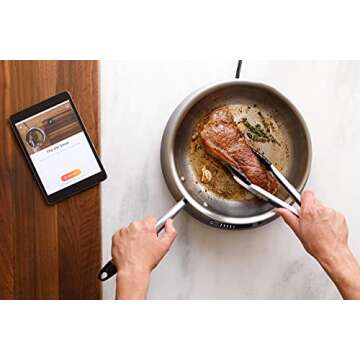 Hestan - SmartChef Cookware Sets - Stainless Steel Small &Medium Sauce Pan, Frying Pan & Portable Electric Induction Burner (The Complete Set)