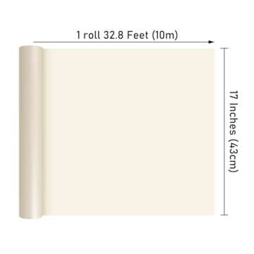 NESCCI Off White Matte Wrapping Paper for Every Occasion