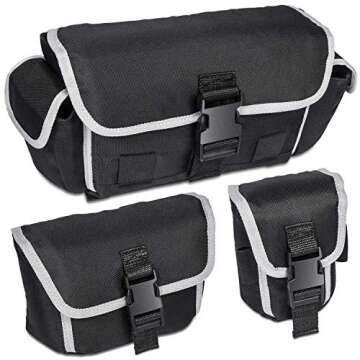 Danti Seat Back Storage Bags Replace OEM 82215429 Molle Bags for 2018 2019 2020 2021 Jeep Wrangler JL Rubicon