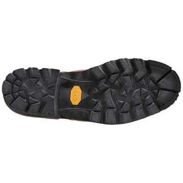 Thorogood Logger Series 9” Waterproof Insulated Steel Toe Work Boots for Men - Premium Leather with 400g Thinsulate and Vibram Slip-Resistant Heel Outsole, Trail Crazyhorse - 9.5 XW US