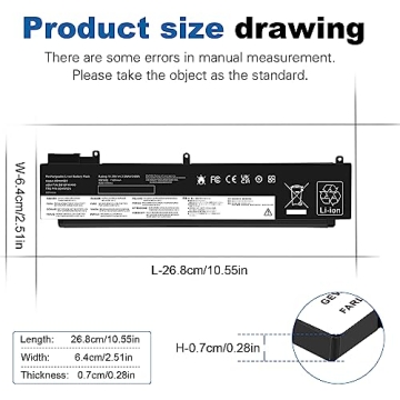 Reliable Lenovo T460s T470s Battery for Long-Lasting Power
