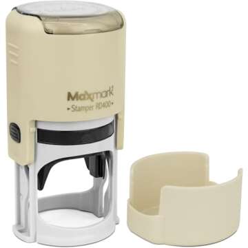 Custom Monogram Address Self Inking Stamp Gift Box