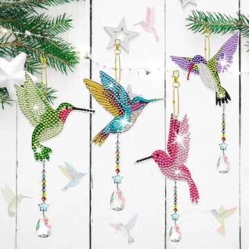 JeCuiK Diamond Painting Wind Chimes - Craft Your Unique Gifts