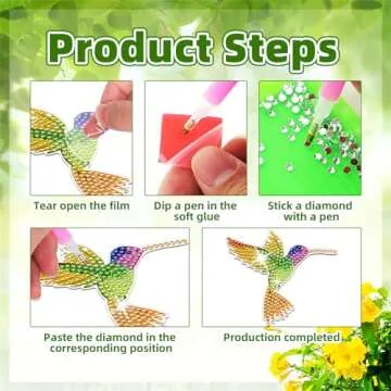 JeCuiK Diamond Painting Wind Chimes - Craft Your Unique Gifts