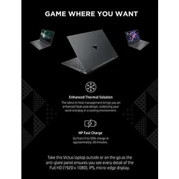HP Victus 16 Gaming Laptop, NVIDIA GeForce RTX 3050, 11th Gen Intel Core i5-11260H, 8 GB RAM, 512 GB SSD, 16.1” Full HD IPS Display, Windows 10 Home, Backlit Keyboard, Fast Charge (16-d0020nr, 2021)