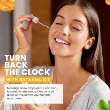 SANOOR African Batana Oil - 100% Pure & Cold-Pressed - Organic Savannah Oasis Formula for Hair Care, Skin Care & Massage - Nutrient-Infused Hair Butter - 2.02oz (60ml)