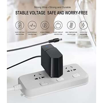 WindSwallow 9V Adapter for Casio Keyboards & More