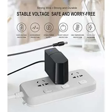 WindSwallow 9V Adapter for Casio Keyboards & More