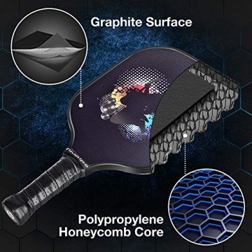 USAPA Pro Graphite Pickleball Paddle Set - Lightweight Durable