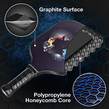 USAPA Pro Graphite Pickleball Paddle Set - Lightweight Durable