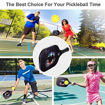 USAPA Pro Graphite Pickleball Paddle Set - Lightweight Durable