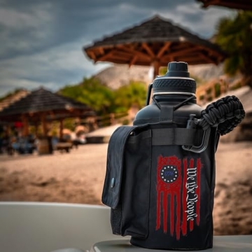 Durable Battle Bottle Sleeve for 64 oz Water Bottles