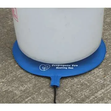 Brewing & Fermentation Heat Pad for Homebrew Beer & Wine Fermenting 120VAC 12 or 25 Watt Heating Mat: Safe for Plastic/Glass Carboy & Bucket Fermentors Includes Heater Temperature Strip