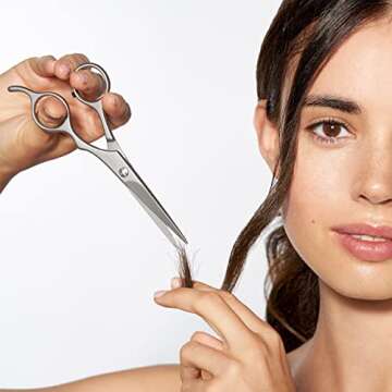 Tweezerman Stainless 2000 Styling Shears, 5.5 - Hair Scissors for Women and Men