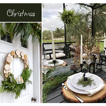 Lemonfilter Wood Slices 16 Pcs for Rustic Crafts and Decor