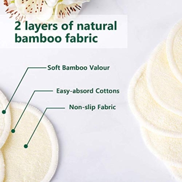 Eco-Friendly Organic Reusable Makeup Remover Pads for All