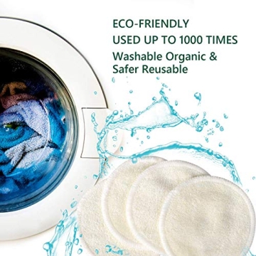 Eco-Friendly Organic Reusable Makeup Remover Pads for All