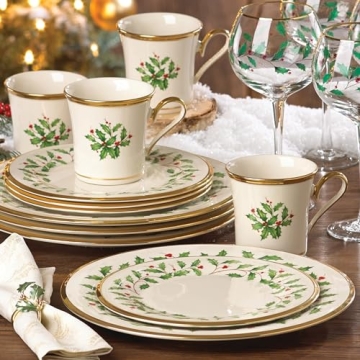 Lenox Holiday Dinnerware Set for Perfect Festive Dining