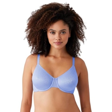 Wacoal Plus Size Back Appeal Underwire Bra - Comfort & Style in Blue Hydrangea 32D