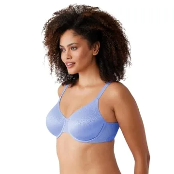 Wacoal Plus Size Back Appeal Underwire Bra Blue Hydrangea 32D