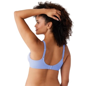 Wacoal Plus Size Back Appeal Underwire Bra Blue Hydrangea 32D