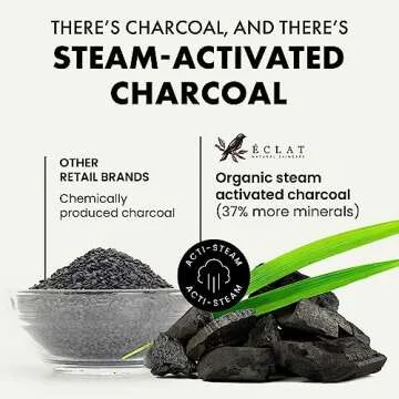 DETOXIFYING Charcoal Blackhead Peel Off Face Mask - Black Head Remover Mask for Face with Kaolin+Bentonite Clay, Organic Blackhead Removal Face Masks, Skincare Face Care Kit Pore Mask, Blackhead Extra