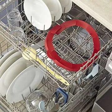 Wilton Adjustable Silicone Pie Crust Shield, 9 inch, Orange