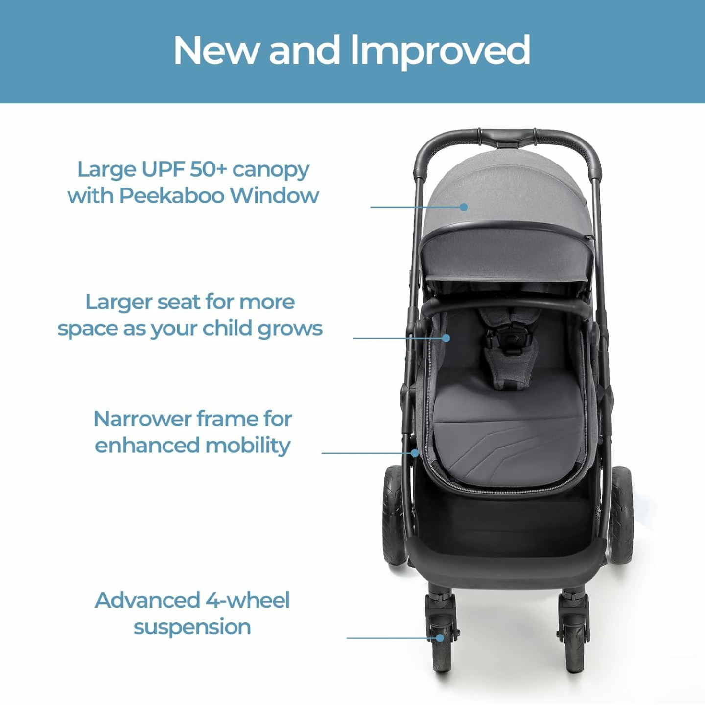 Mompush Wiz Convertible Baby Stroller & Bassinet