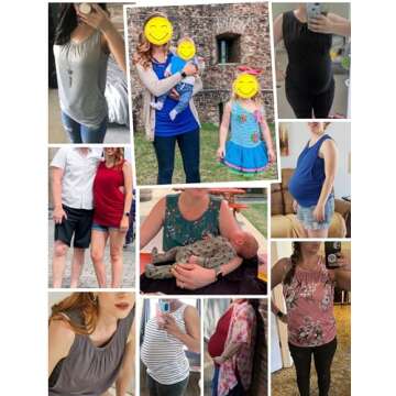 Ekouaer Soft Nursing Tank Top - Perfect for Moms