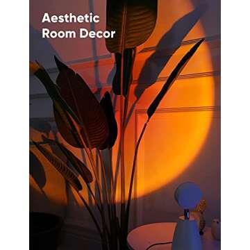 KITVONA Sunset Lamp Rainbow Projector for Home Decor