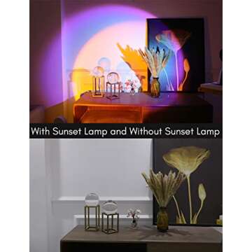 KITVONA Sunset Lamp Rainbow Projector for Home Decor