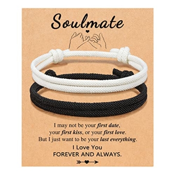 UNGENT THEM Matching Couples Bracelets - Soulmate Jewelry for Valentine's & More