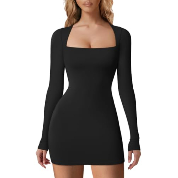 Elegant Bodycon Long Sleeve Dress for Women
