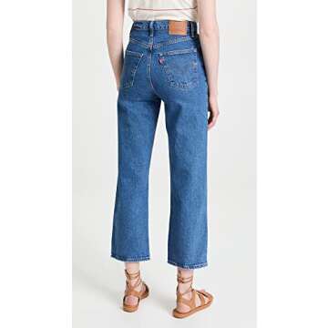 Levi's Women’s Premium Ribcage Ankle Jeans - Jazz Pop Indigo