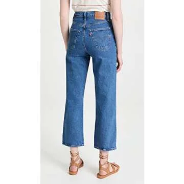Levi's Women’s Premium Ribcage Ankle Jeans - Jazz Pop Indigo