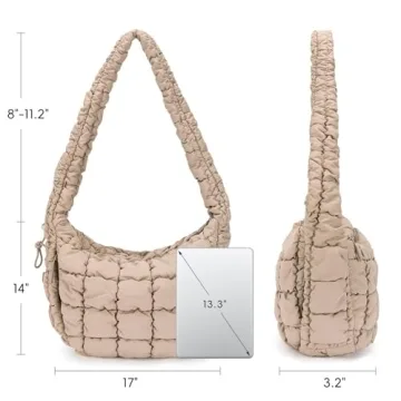 Stylish CLUCI Puffer Tote Bag for Women | Functional & Chic