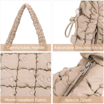 Stylish CLUCI Puffer Tote Bag for Women | Functional & Chic