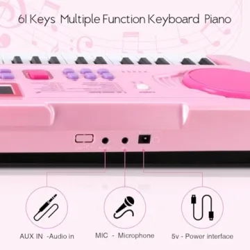 WOSTOO Kids Keyboard - Portable Piano for Early Learning