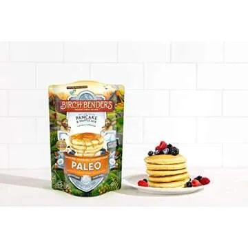 Birch Benders Paleo Pancake & Waffle Mix, Made With Cassava, Coconut & Almond Flour, Just Add Water, 28 Oz