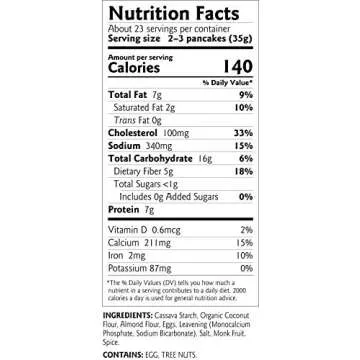 Birch Benders Paleo Pancake & Waffle Mix, Made With Cassava, Coconut & Almond Flour, Just Add Water, 28 Oz