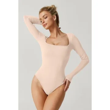 Shop Meyeeka Women's Ribbed Seamless Bodysuit Online