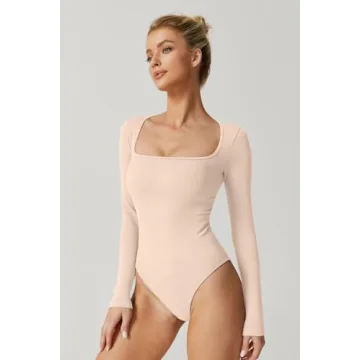 Shop Meyeeka Women's Ribbed Seamless Bodysuit Online