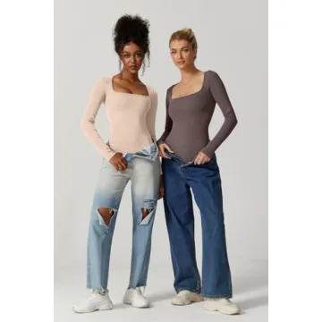 Shop Meyeeka Women's Ribbed Seamless Bodysuit Online