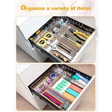 22-Piece SMARTAKE Drawer Organizers for Home & Office